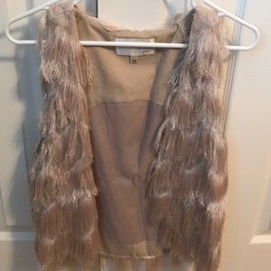J.O.A. Fringe Vest
